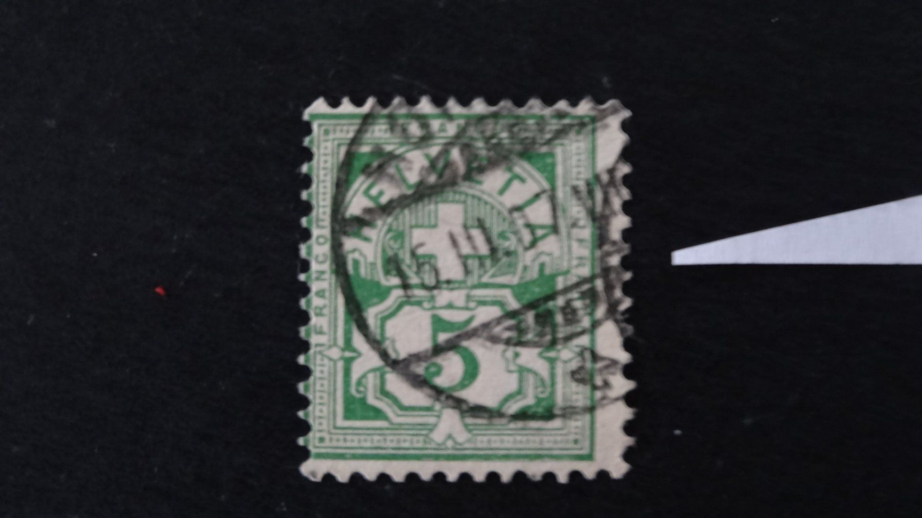 Alle Briefmarken: dezentriert SBK 82    30 – Gebraucht aus Anwil von larks