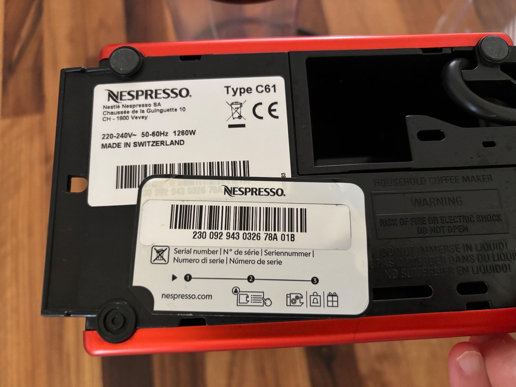 Nespresso Kaffeemaschinen & Espressomaschinen: Espressomaschine von Nespresso inkl. Kapseln – Gebraucht aus Winterberg ZH von gsc8303 3