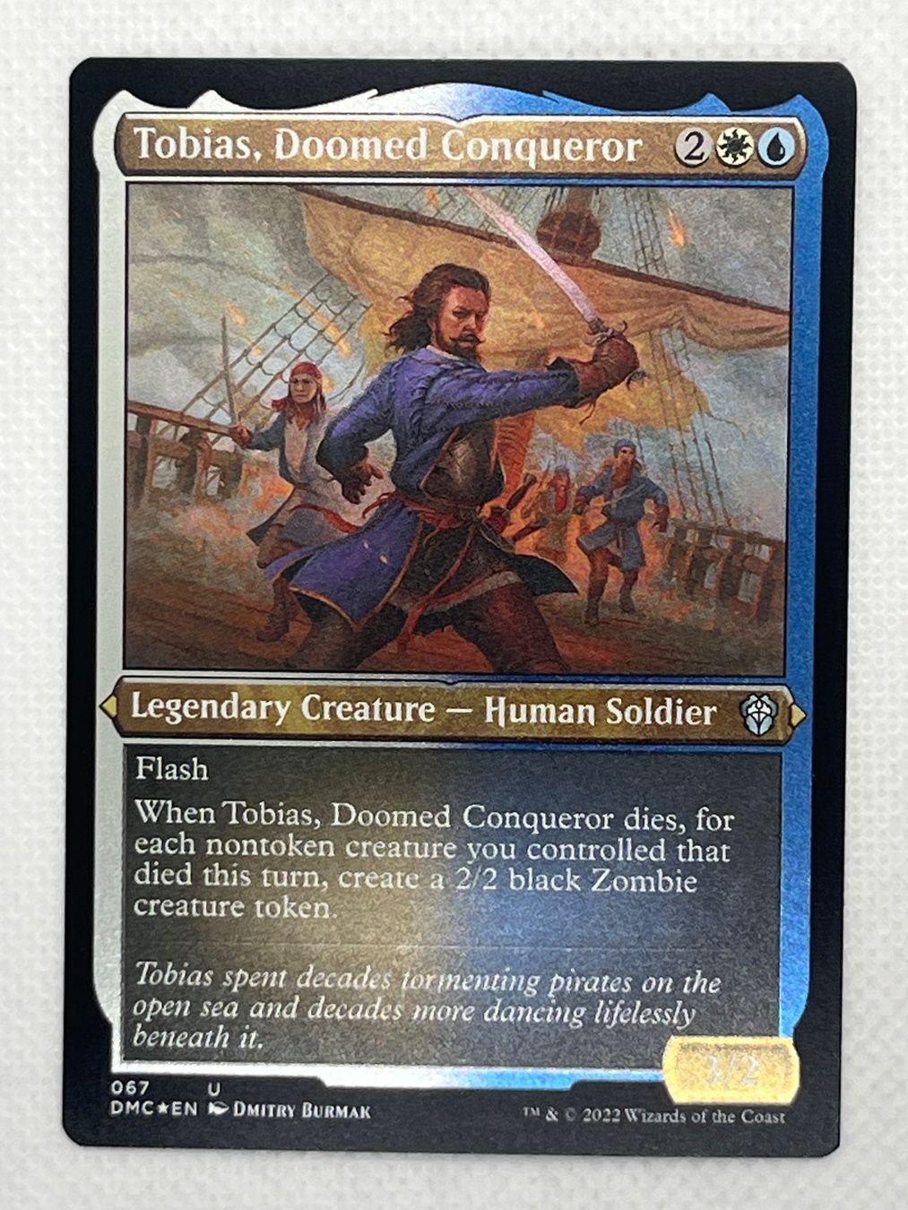 Magic The Gathering Sammelbilder & Trading cards: MTG Tobias, Doomed Conqueror DMC 067 Englisch Uncommon Foil – Gebraucht aus Hinterkappelen von Kim1992