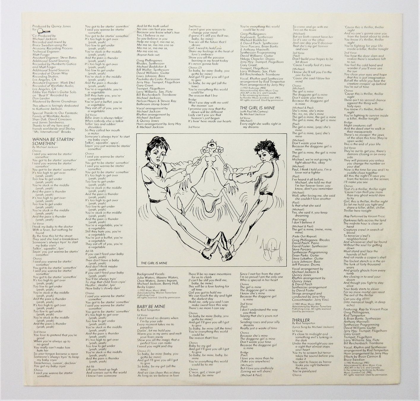 Schallplatten: LP Vinyl - Michael Jackson - Thriller - von 1982 – Gebraucht aus Alpnach Dorf von  4