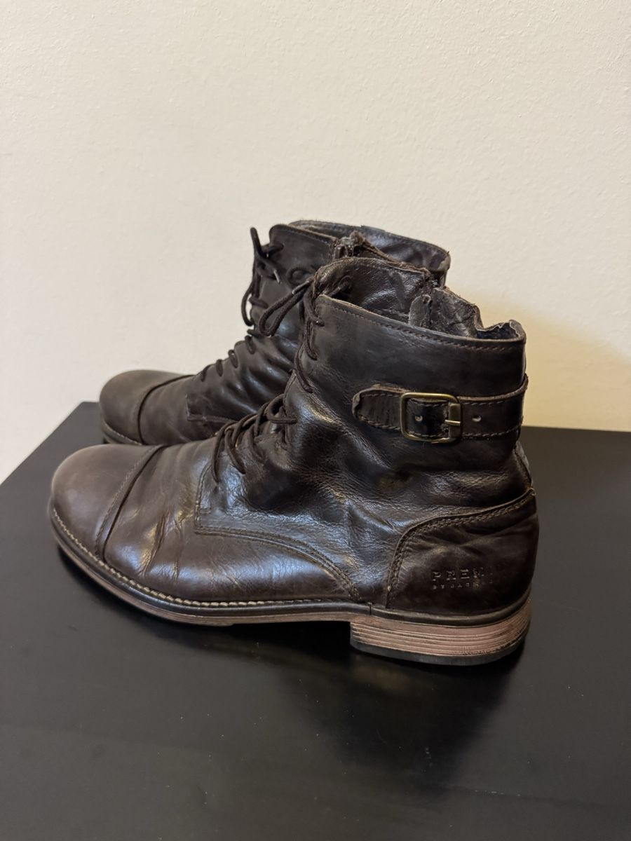 Jack & Jones Scarpe da uomo: Jack & Jones Leather Boots Brown, Size 44 – Usato da Zürich venduto da AninANILOKIN 6