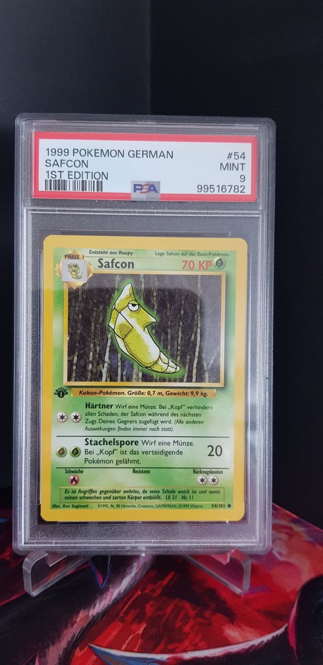 Pokémon Sammelbilder & Trading cards: Pokemon Safcon 1st Edition Deutsch PSA 9 – Gebraucht aus Müllheim Dorf von Randy026