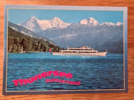 Thunersee mit Schiff "Blümlisalp", Ansichtskarte