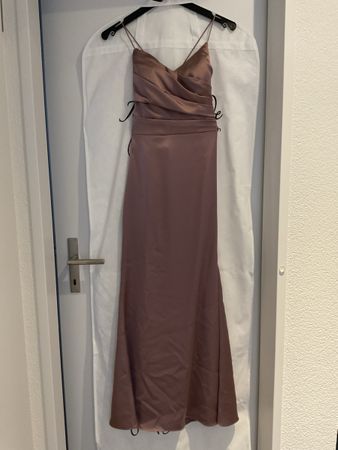 Abendkleid, Gr. 32, altrosa, 1x getragen
