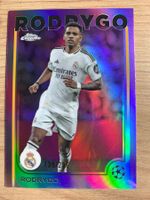 Soccer Rodrygo 139/299 VIOLET REFRACTOR Topps Chrome 2025