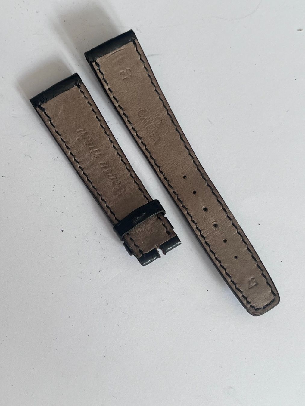 Omega Armbänder & -reifen: Omega Lederband 20mm – Neu (gemäss Beschreibung) aus Worblaufen von chronyves 1