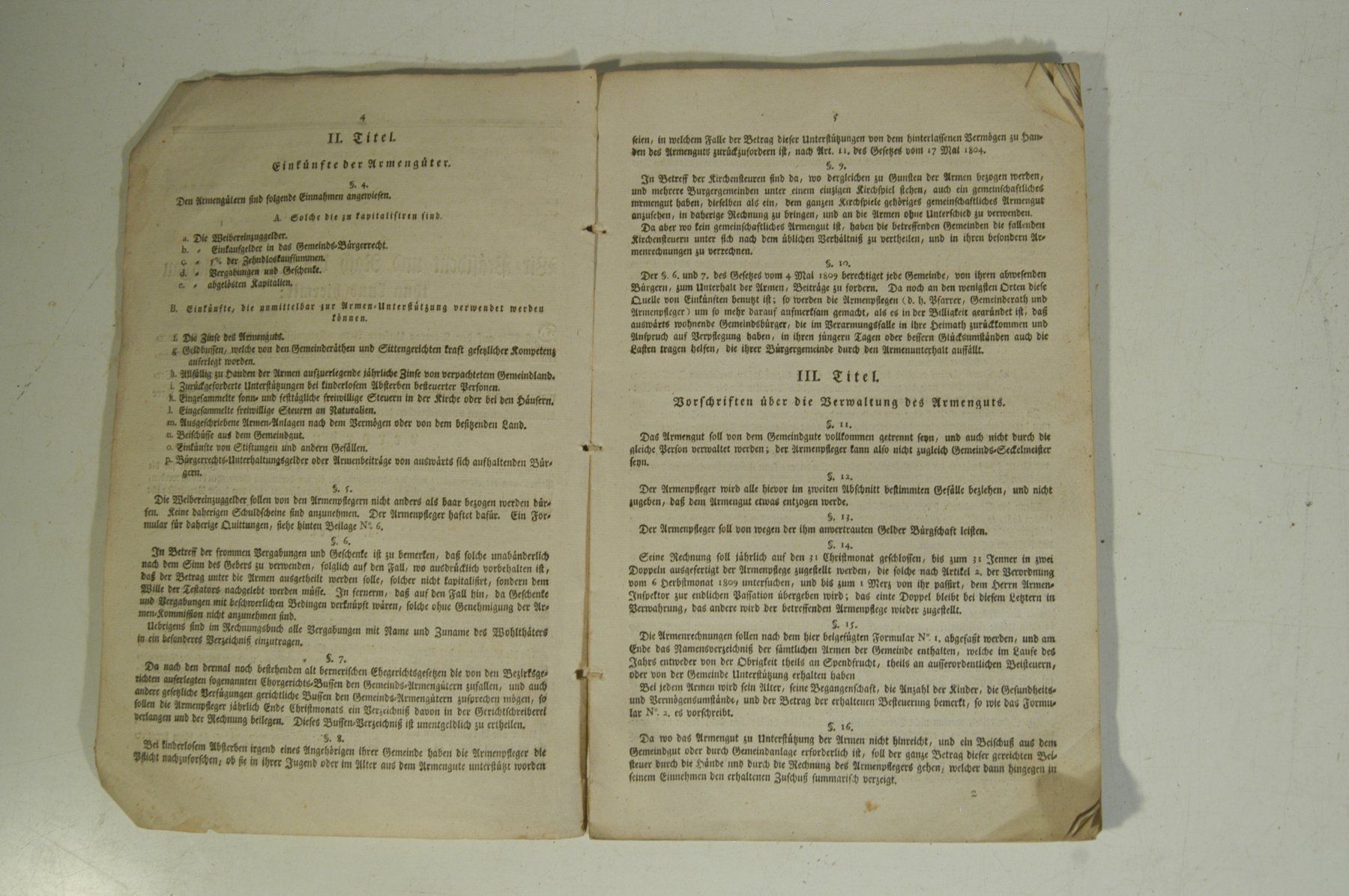 Bücher: Armenreglement Aargau 1813 – Gebraucht aus Herisau von Wisen 2