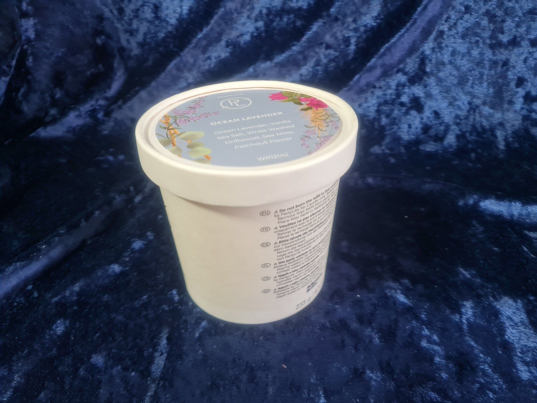 Partylite Candele: PartyLite - Nachfüll-Kerze Ocean Lavender, Refillable – Nuovo e nell'imballaggio originale da Othmarsingen venduto da Kleibai 1