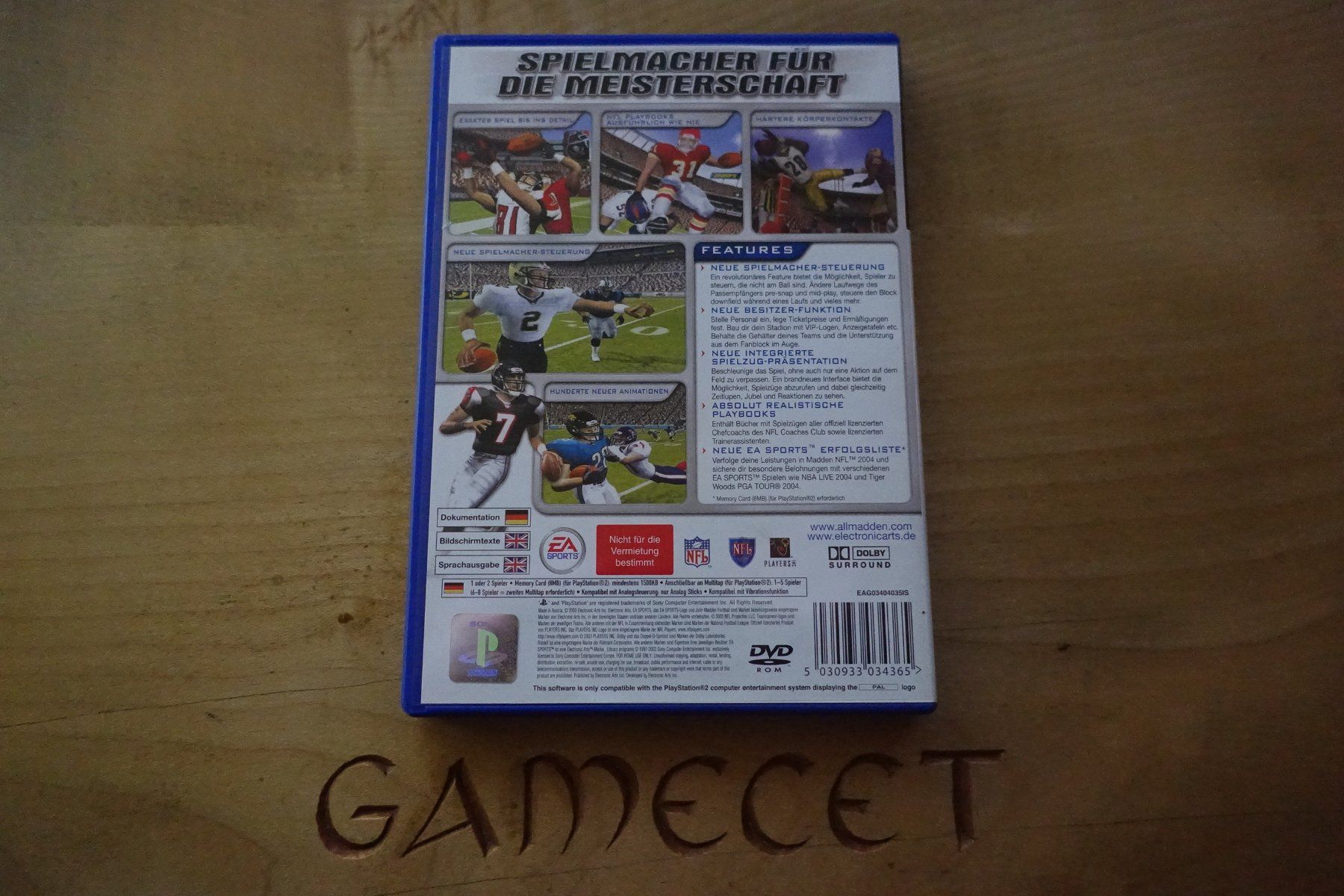 Sony Giochi: Madden NFL 2004 – Usato da Steinach venduto da Gamecet 2