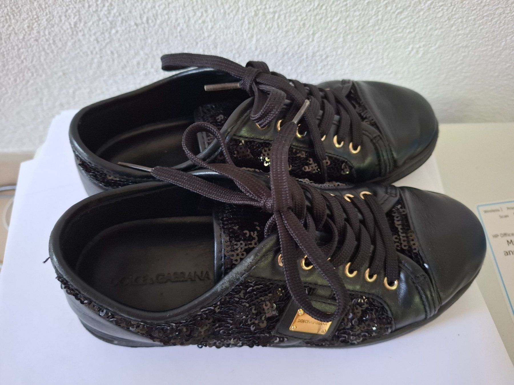 Dolce & Gabbana Scarpe per ragazze: Dolce & Gabbana, Sneaker, schwarz, Gr. 35 – Usato da Dornach venduto da shoe-lina 3