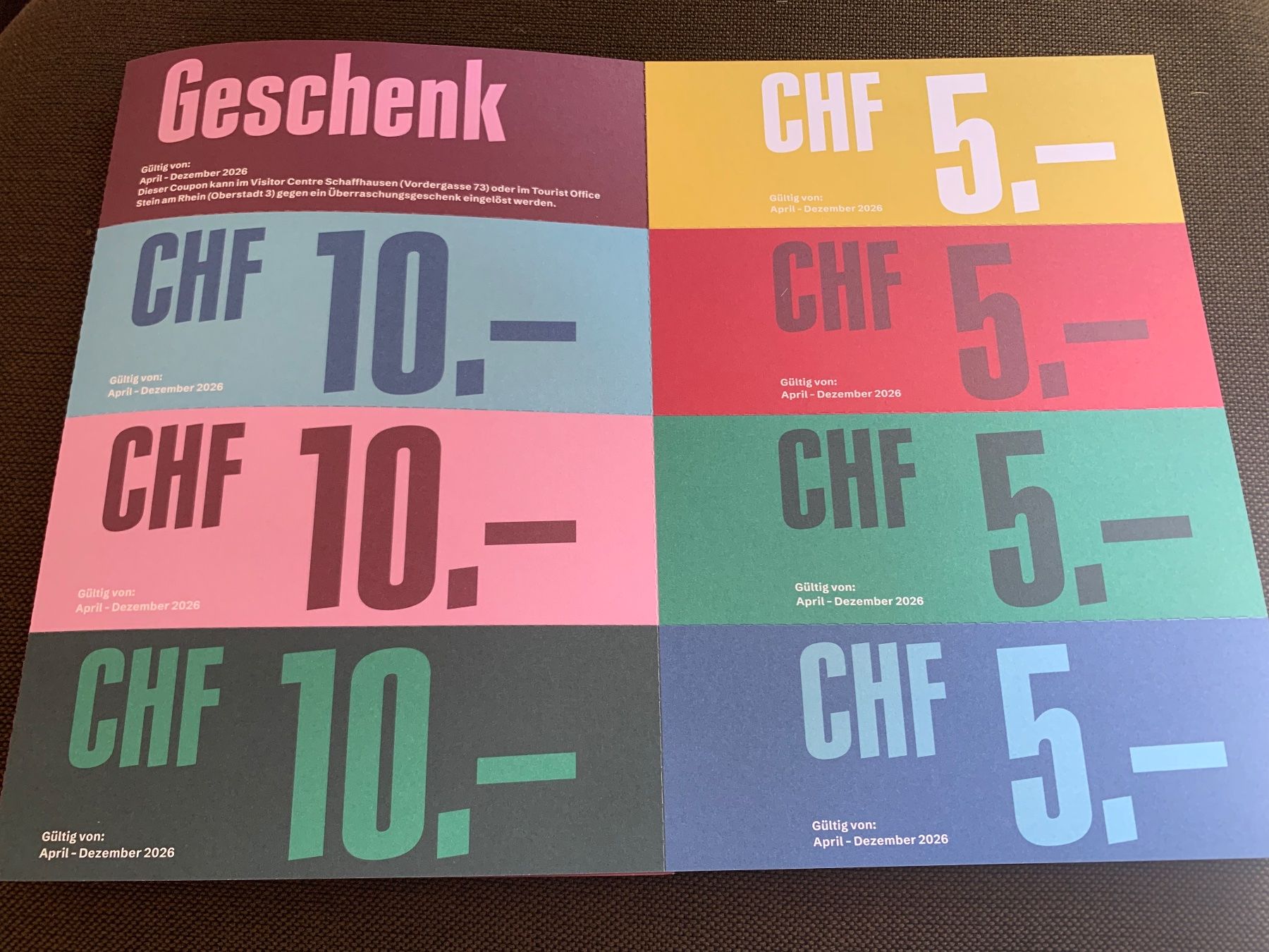 Buoni: GENUSSBOOKLET 2026 – Nuovo (secondo la descrizione) da Embrach venduto da korbflechter49 3