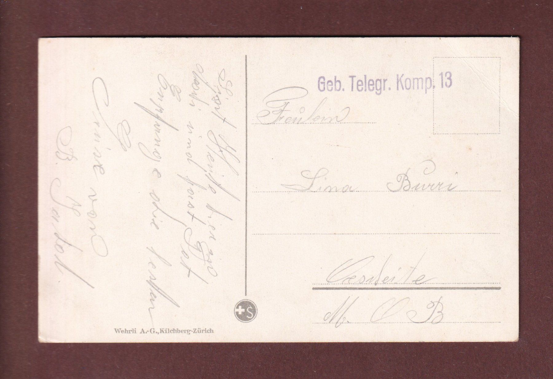 Cartoline postali: AESCHI - Feldpost – Usato da Pully venduto da nicecards-shop 1