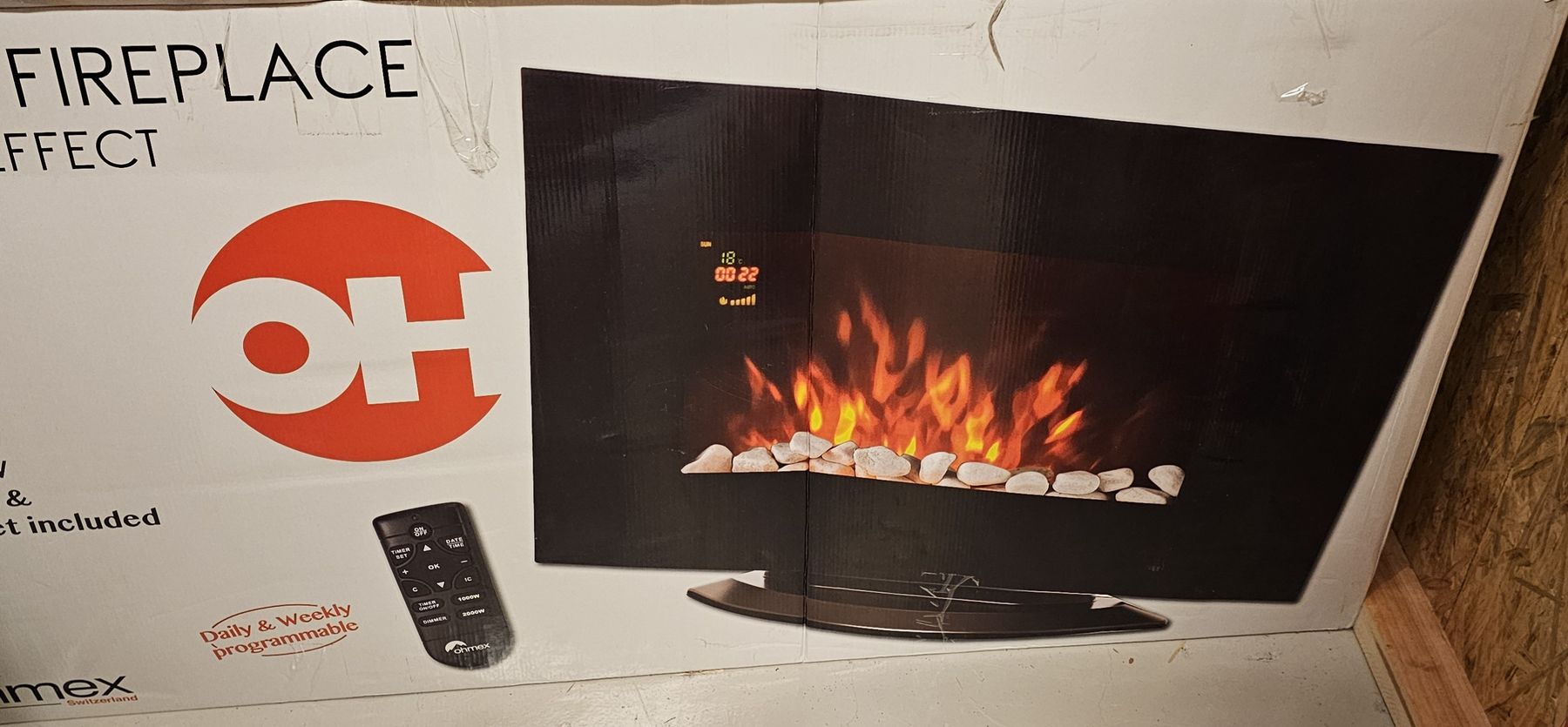 Camini: Electric Cheminée avec télécommande – Nuovo e nell'imballaggio originale da Nax venduto da mojy 4