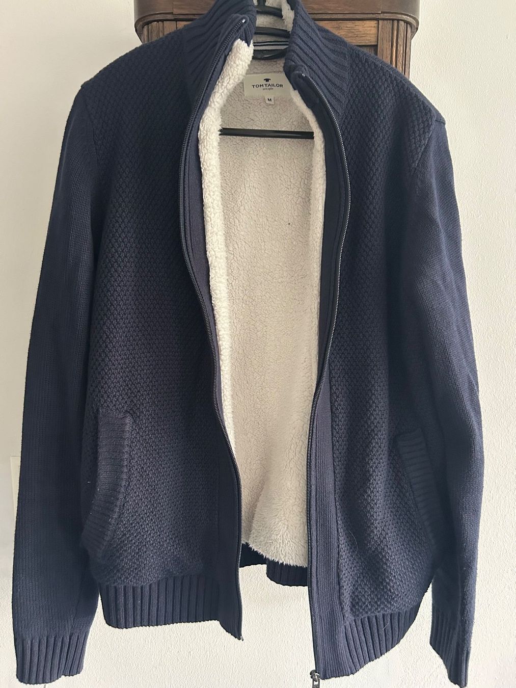 Tom Tailor Jacken: Herren Strickjacke Tom Tailor dunkelblau Grösse M – Gebraucht aus Kaltbrunn von lagone1