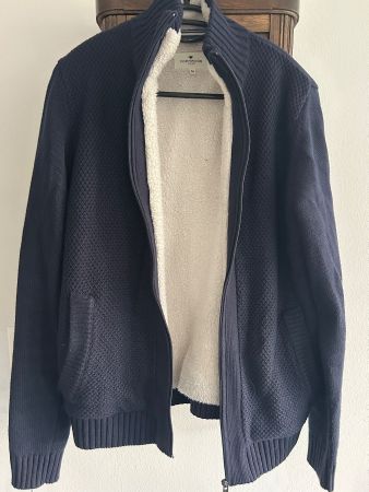 Herren Strickjacke Tom Tailor dunkelblau Grösse M