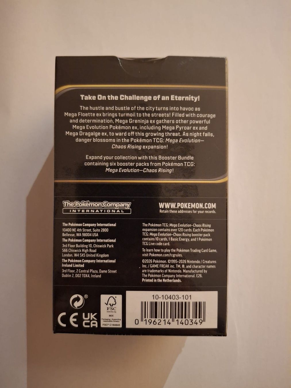 Pokémon Carte collezionabili: Pokemon - Chaos Rising - Booster Bundle - EN – Nuovo e nell'imballaggio originale da Trub venduto da PM94 1