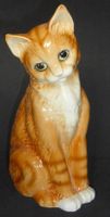 Große rothaarige vintage Katze von Goebel Deutschland