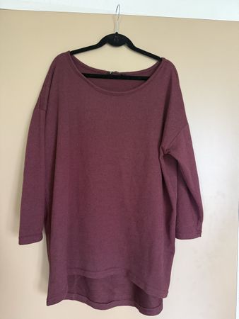 ONLY Oversize Pullover Bordeaux Gr. S – locker & bequem