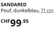 Ikea Sgabelli: Sitzsack/Pouf Ikea SANDARED, 71cm – Usato da Dittingen venduto da Paprika8 3