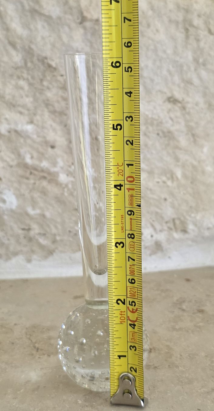 Vasi & Recipienti: Glasvase mit Luftblasen  Glas transparent – Usato da Rheinsulz venduto da Gilea 2