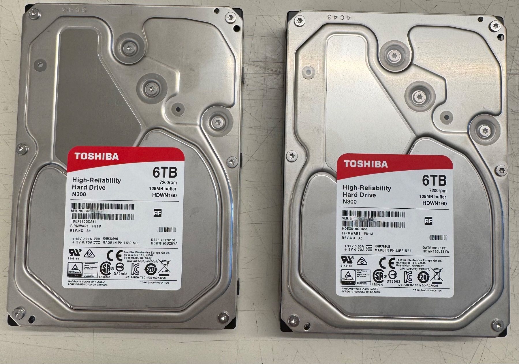 Toshiba Harddisks: 6TB  Festplatten Toshiba – Gebraucht aus Bonstetten von ste_c6bm