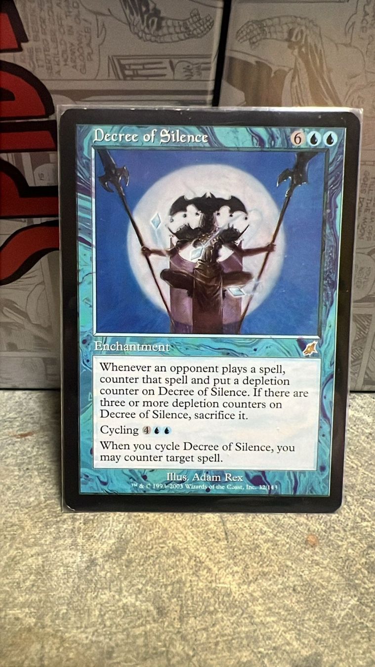 Magic The Gathering Carte collezionabili: Decree of Silence – Nuovo (secondo la descrizione) da Wilen b. Wollerau venduto da GarruksShop