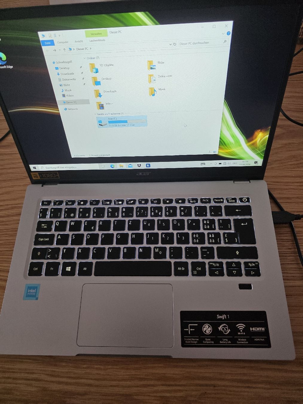 Acer Notebook: Acer Swift 1 Notebook gebraucht – Usato da Zofingen venduto da Manii91 4