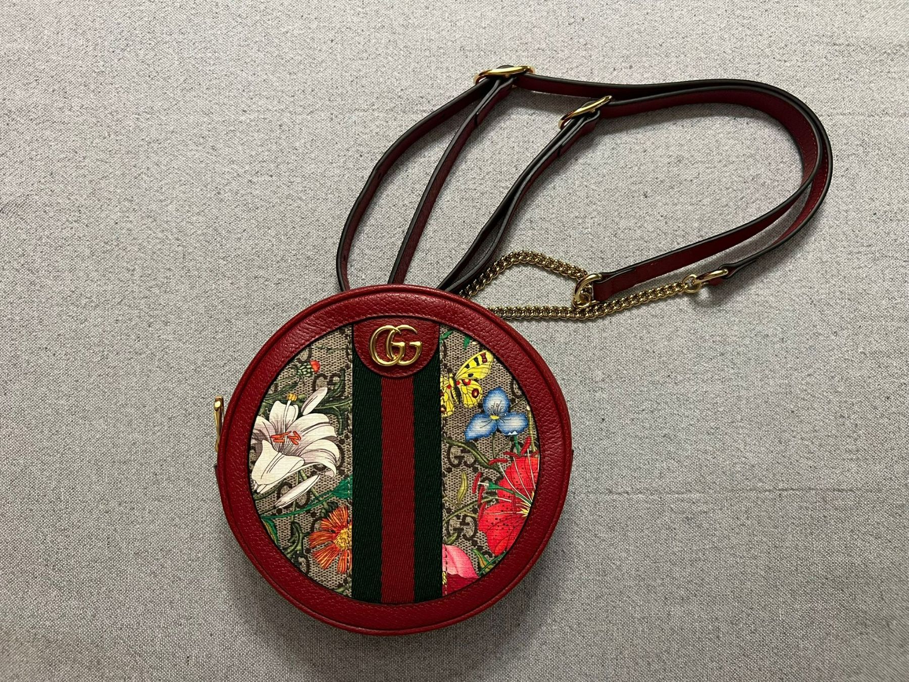 Gucci Borse da donna: Gucci Supreme Flora Ophidia Round Backpack - Original – Usato da Hinwil venduto da kika.bsvc 1