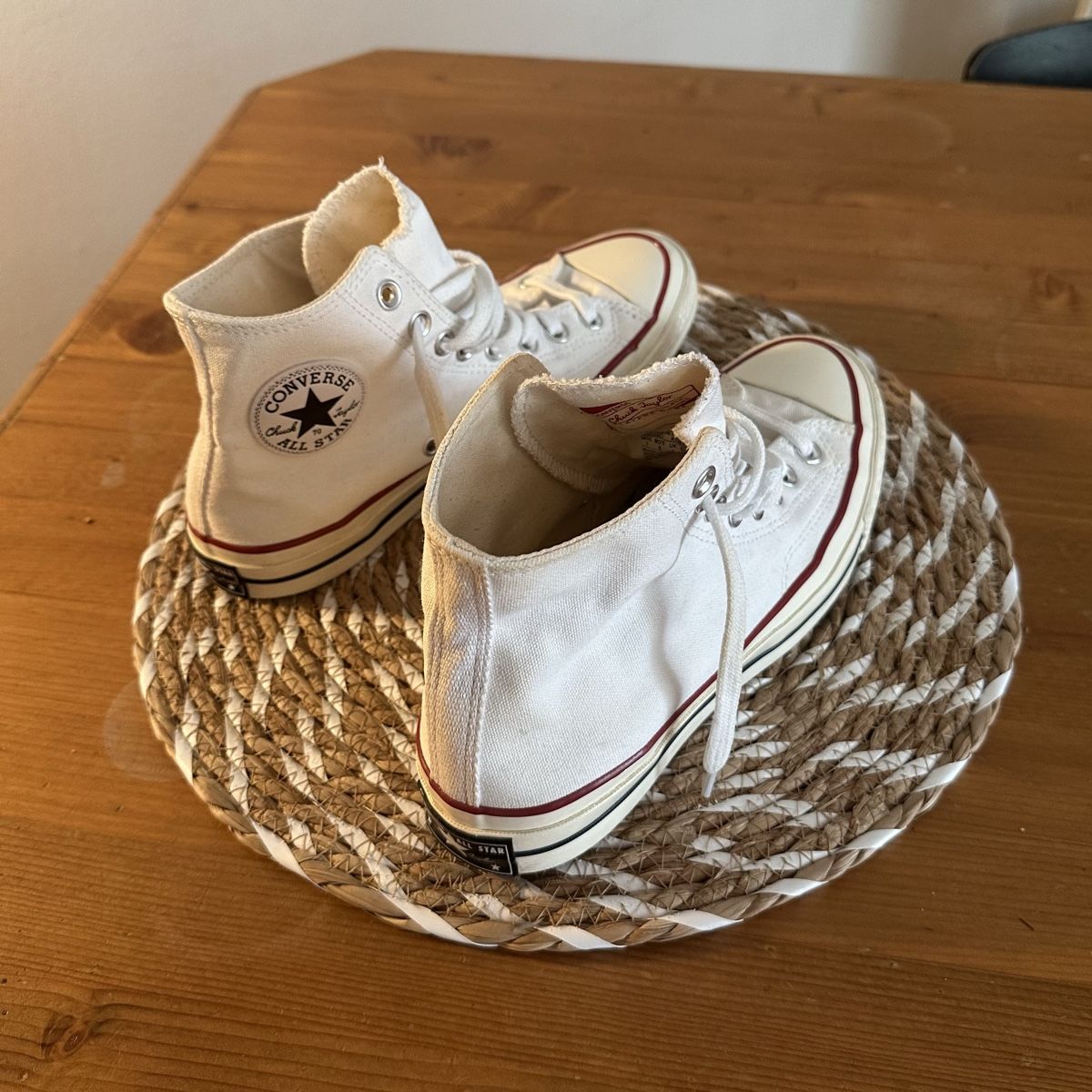 Converse Scarpe da uomo: Chuck 70 canvas white/garnet/egret – Nuovo (secondo la descrizione) da Münchenstein venduto da gabebeshoppin 2