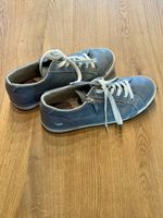 Top Mustang Sneaker in Graublauleder, Gr. 41, top Zustand