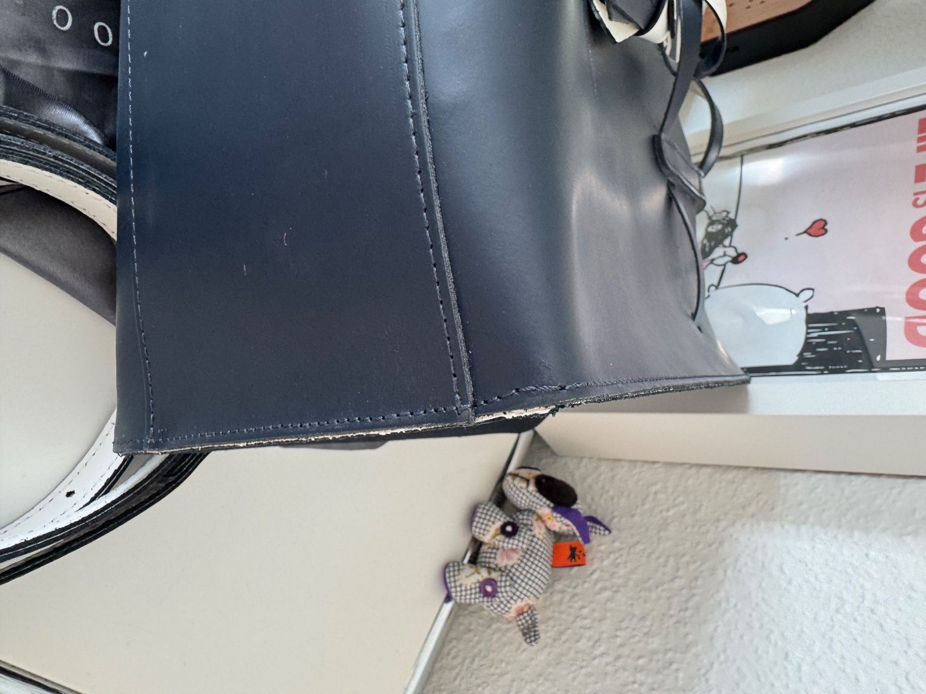 Navyboot Borse: NAVYBOOT Bag Blue/White Leder NEU – Nuovo (secondo la descrizione) da Zuerich venduto da Moochie 5