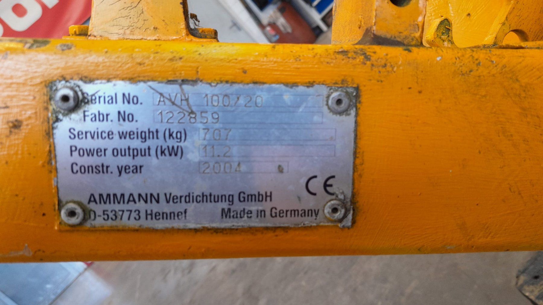 Tutte le macchine: Ammann avh 100-20, Rüttelplatte, Plattenverdichter – Difettoso da Brunnen venduto da raptor010 3