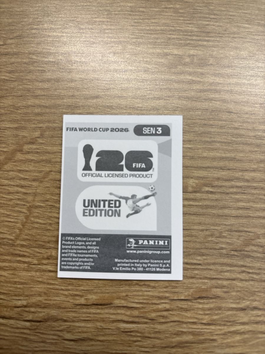 Panini Carte collezionabili: Panini Fifa WM 2026, SEN 3 – Nuovo (secondo la descrizione) da Niederwil AG venduto da pat_l6fn 1