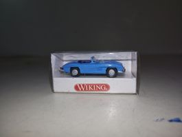 Modellauto von Wiking, Mercedes in blau, neuwertig. (nov625)