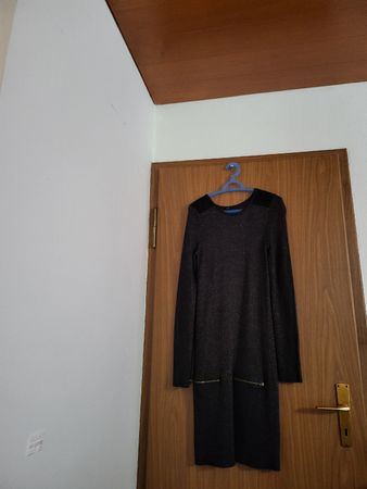 Robe Maje hiver  paillette dorée taille 1 - Élégante