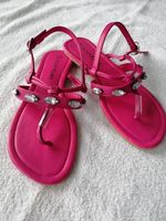 Sommer Sandalen Gr. 37 mit Strass, Bodyflirt, Pink, neu