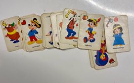 Altes Disney Schwarzpeter Kartenspiel - Kleinformat