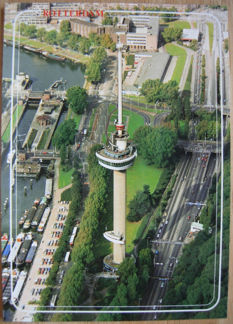 Cartes postales: Ansichtskarte ungelaufen - Rotterdam / Euromast Space tower – D'occasion à Dübendorf par rumpumpel