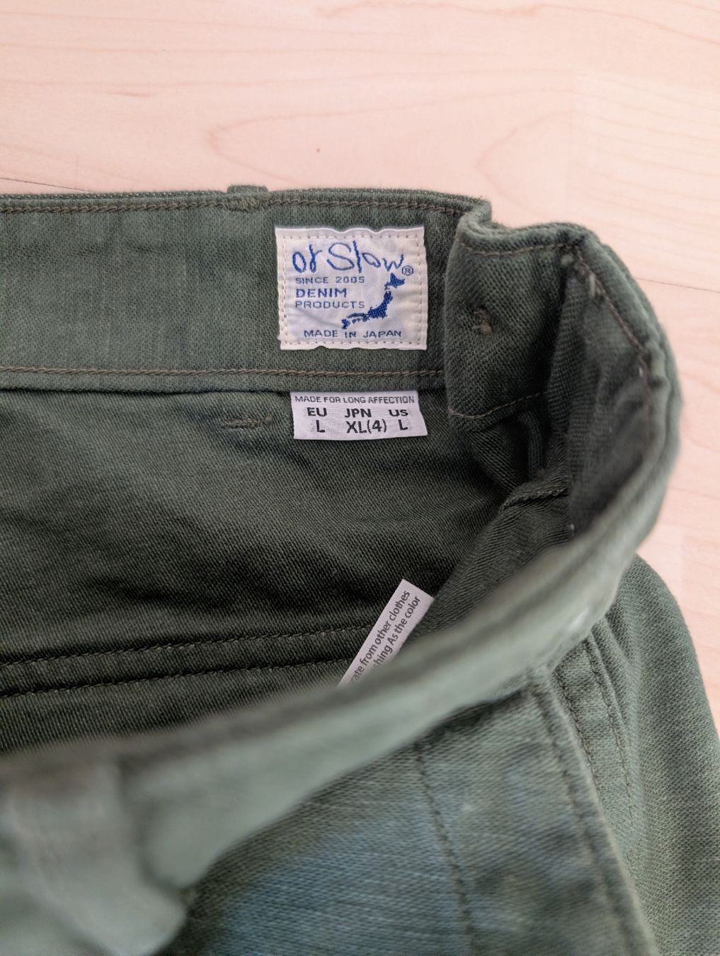 Pantalons: OrSlow Fatigue Pant S4 Regular Green NEW – Neuf avec emballage d'origine à Bern par lkslba 1