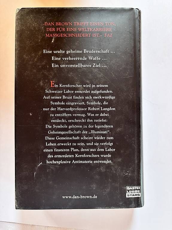Libri: Illuminati, Dan Brown – Usato da Mörschwil venduto da Dani80 1