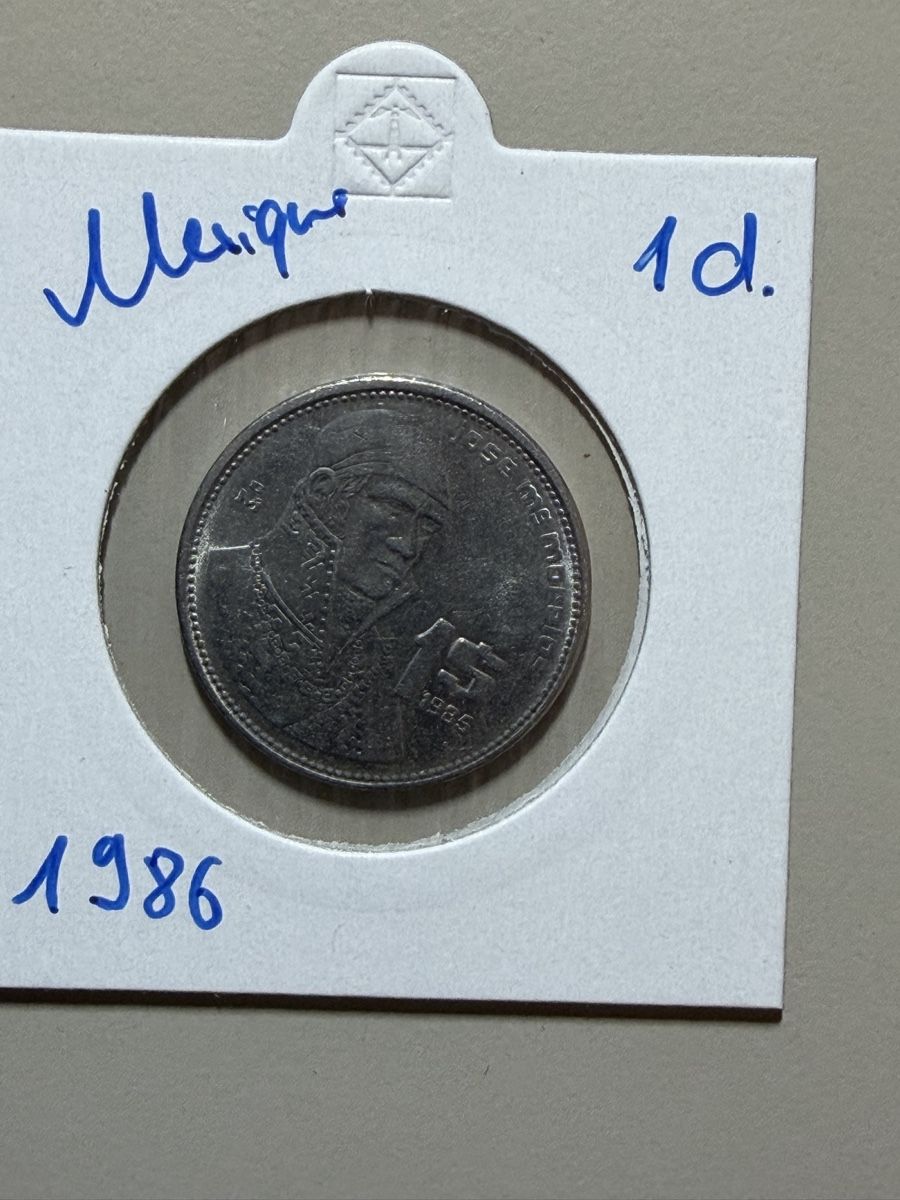 Tutti le monete: Mexique - 1 peso - 1986 – Usato da Payerne venduto da Mike1682