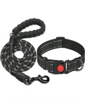 Hundehalsband + Leine XL Neu