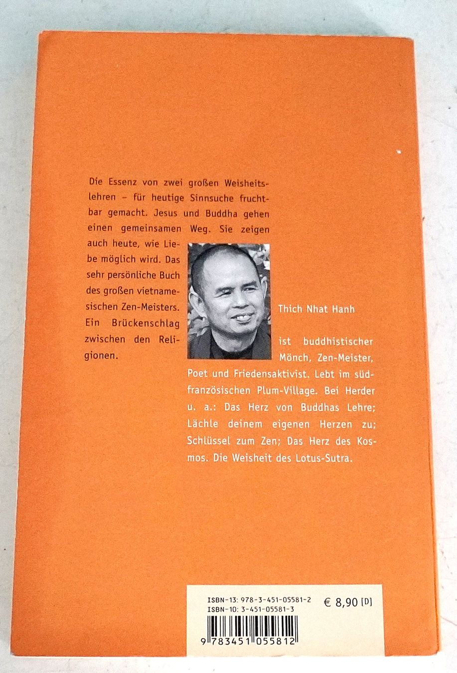 Libri: Thich Nhat Hanh Jesus und Buddha- – Usato da Baar venduto da 2cvbaar 2
