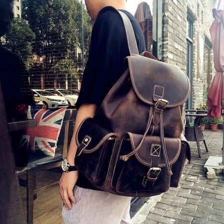 Zaini: Designer echt Leder Rucksack – Nuovo e nell'imballaggio originale da Winterthur venduto da Neilpryde01 7