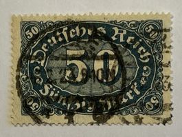 Deutsches Reich Briefmarke 50 Mark