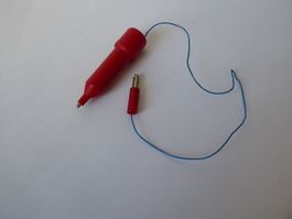 1 Prüfer zu Spiel, Rot - ohne Lampe