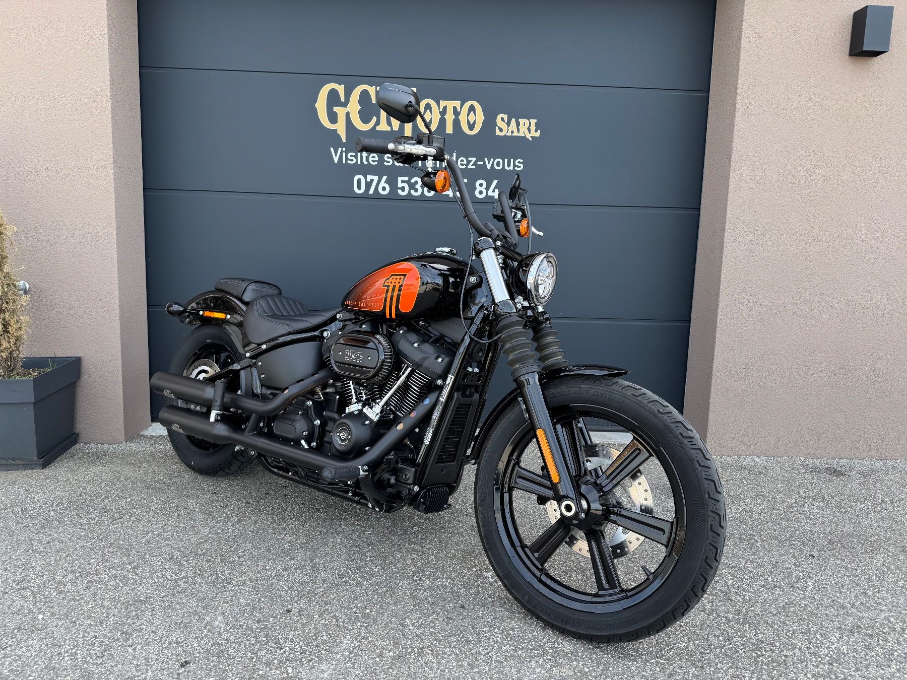 Harley-Davidson Chopper: Harley Davidson Softail 115 Street Bob LEASING POSSIBLE – Usato da Echallens venduto da HD90 2