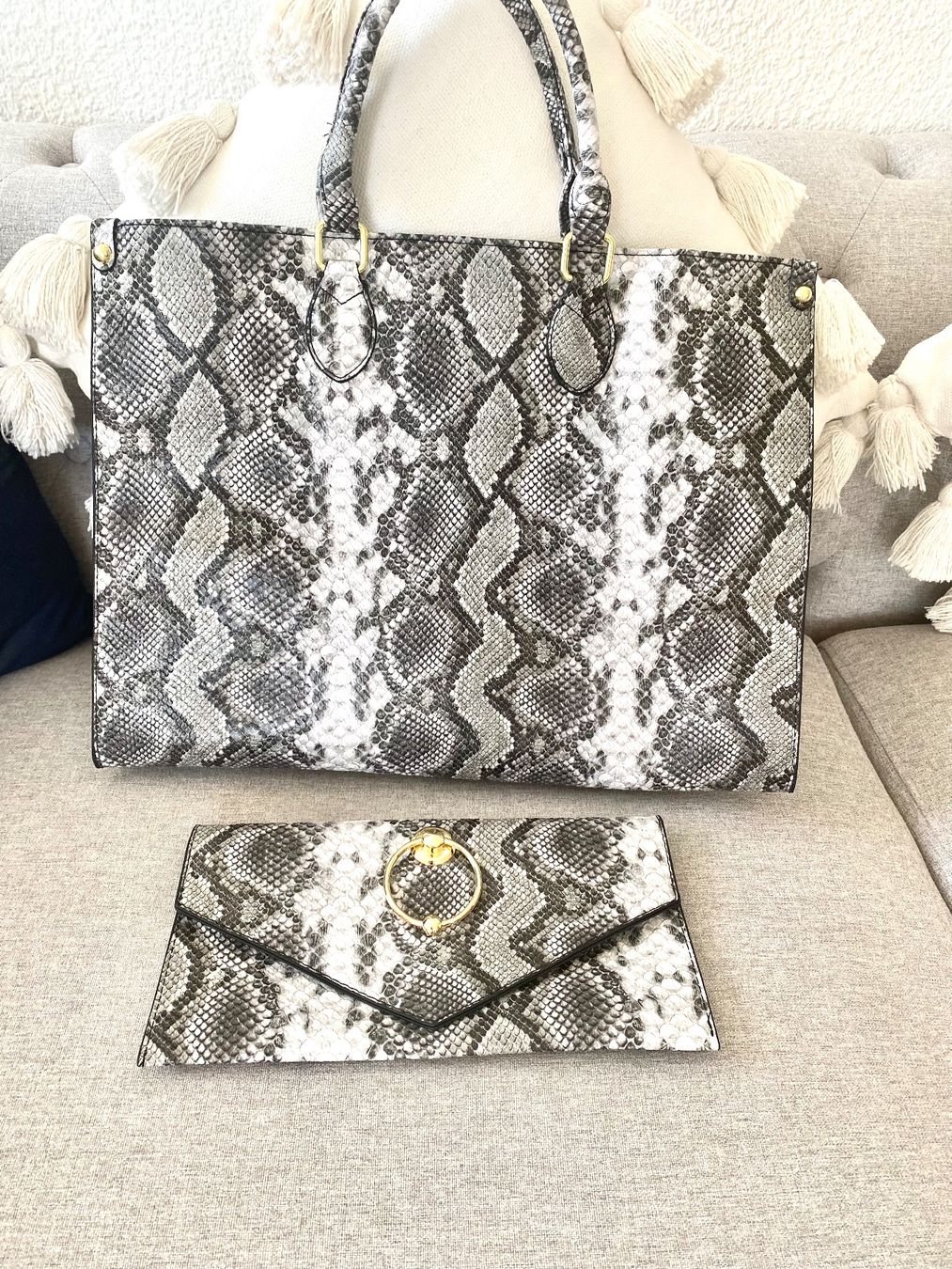 Taschen: Tasche + Geldbörse Pitone – Neu und originalverpackt aus Lugano von dir_5287