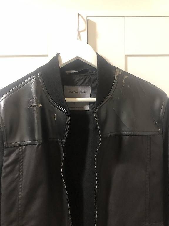 Zara Giacche: Zara Men schwarze Jacke Gr. M - stylisch, Lederoptik – Usato da Glattbrugg venduto da amzh 1