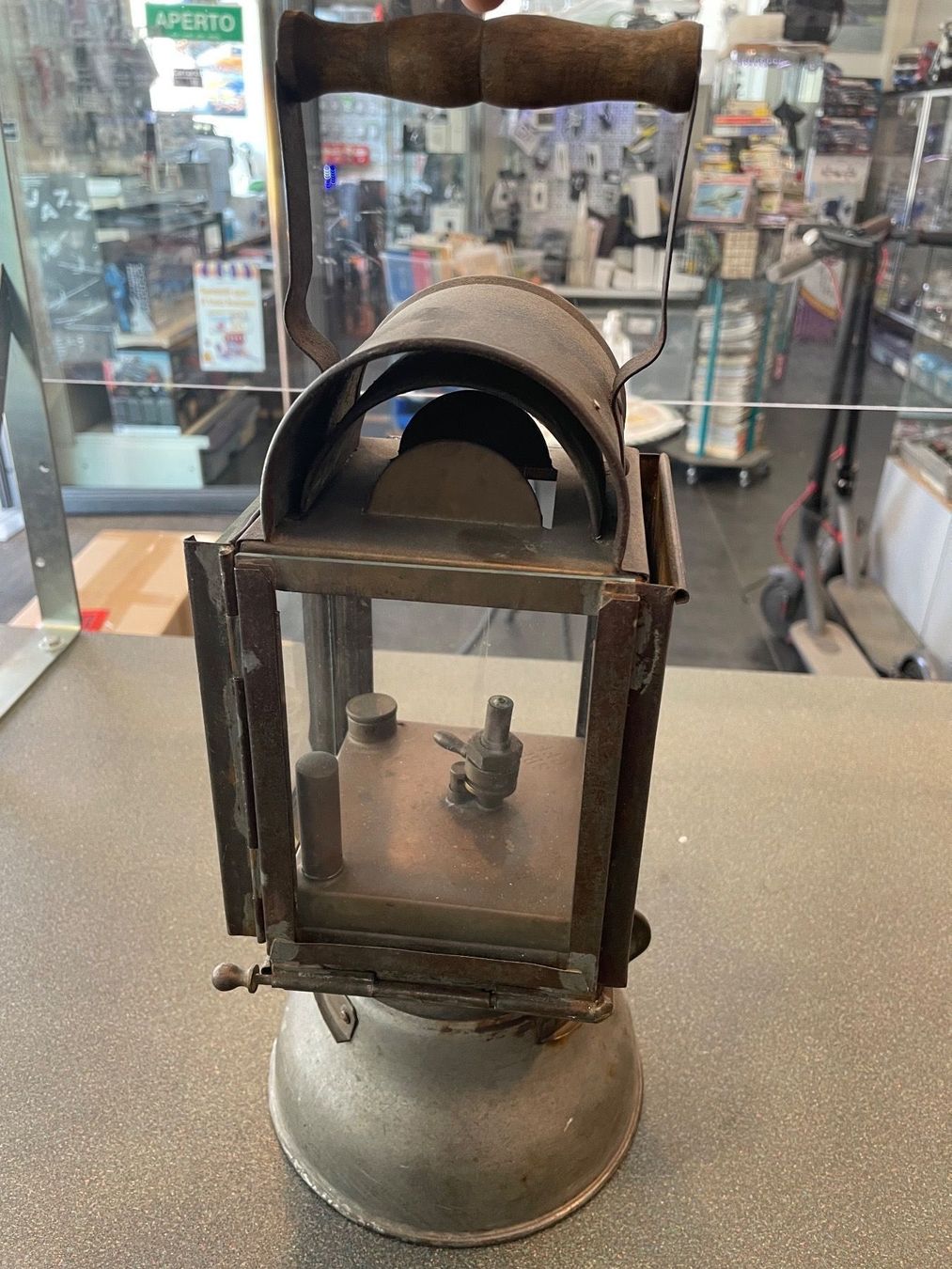 Lampes anciennes: Vintage Eisenbahn?  Laterne Handlampe – D'occasion à Chiasso par Carrara-Modellismo 3